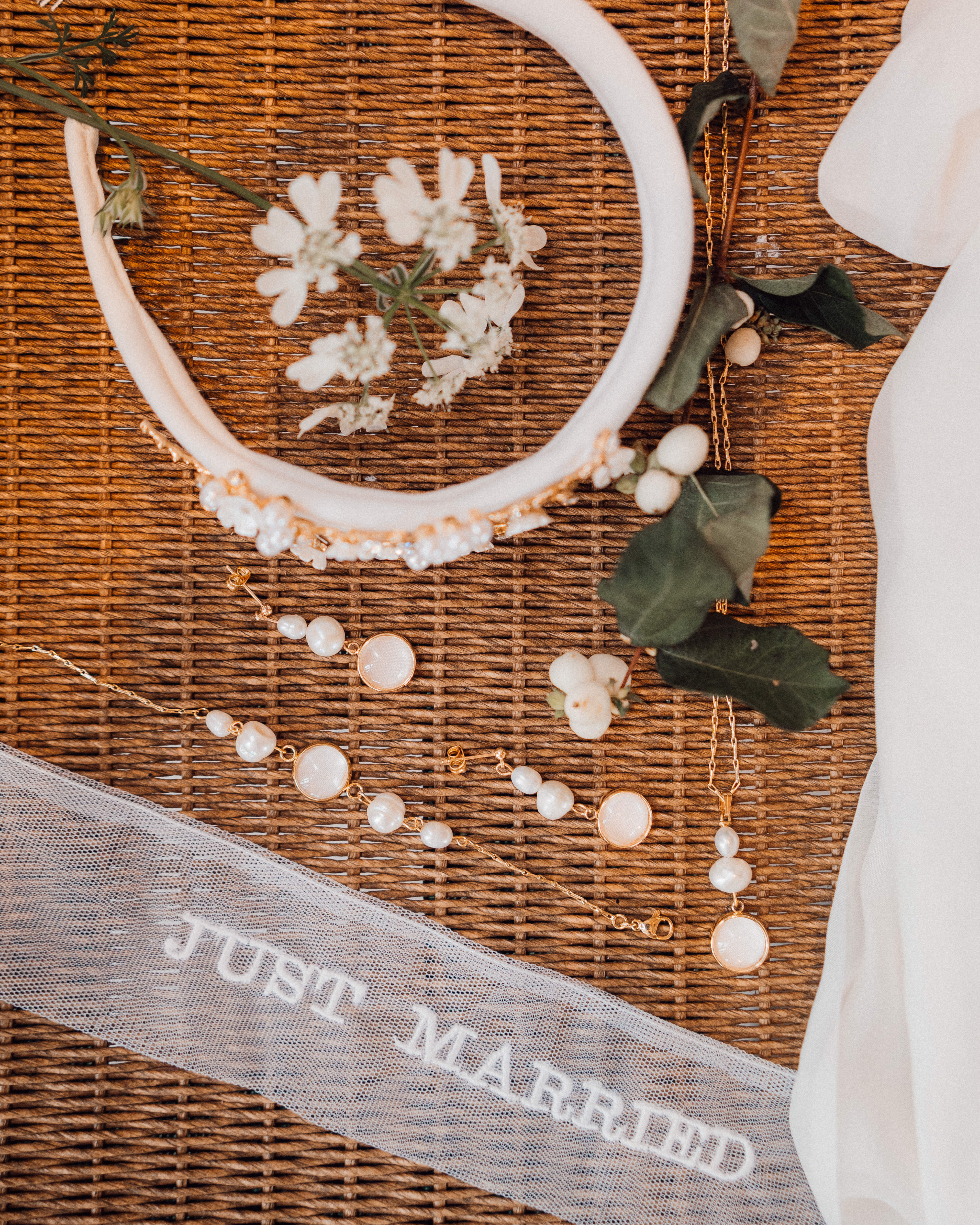 Our Florence Jewellery set and Blossom Headband 